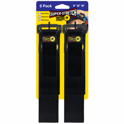 6PK StretchASSTD Straps