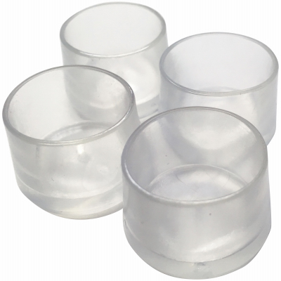 4PK 7/8" CLR Leg Tip