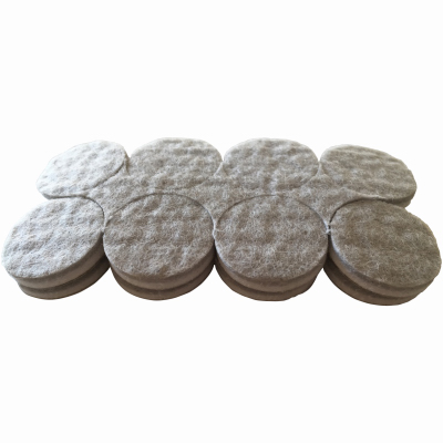 16PK 1" GRY Felt Pads