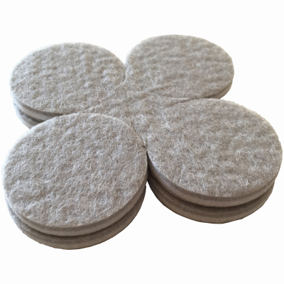8PK 1-1/2" GRY Felt Pad