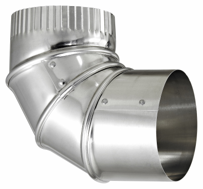 4" ALU ADJ Duct Elbow