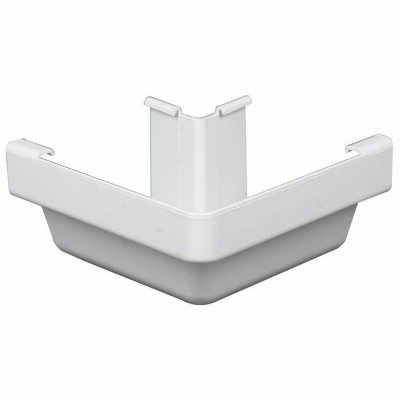 5" White Outside Miter
