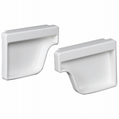 2PK 5" White End Cap