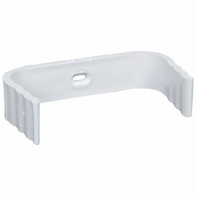 2x3 WHT Downspout Clip