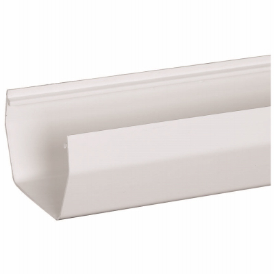 5"x10' WHT Vinyl Gutter