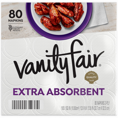 80CT Vanity Napkins