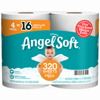 4PK Mega Angel Soft TP