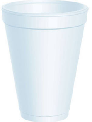 25CT 12OZ Foam Cup