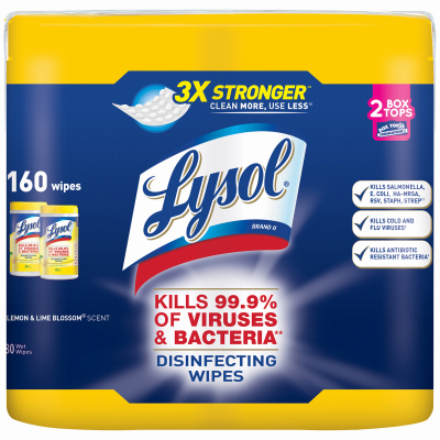 2PK 80 CT Lysol Wipes