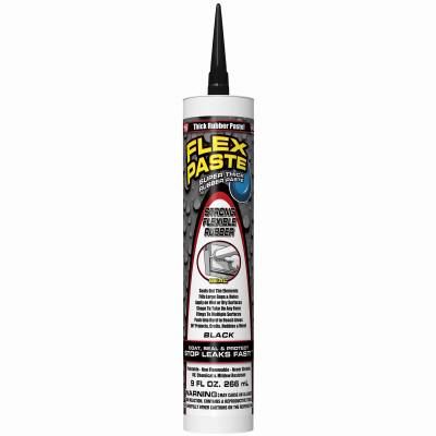 9OZ BLK Flex Paste Tube