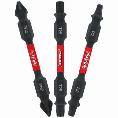 3PC 2-1/2''ASST Bit Set
