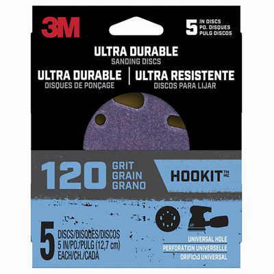 5PK 5" 120G Sand Discs