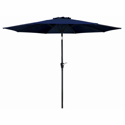 FS 9' STL NVY Umbrella