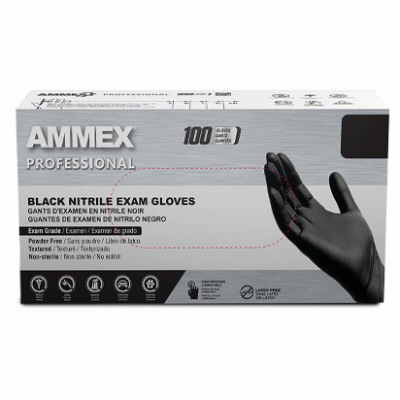 100CT MED BLK NitrGlove