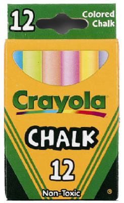 12CT Colored Chalk