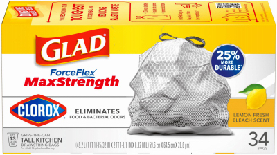 34CT 13GAL Lem TrashBag
