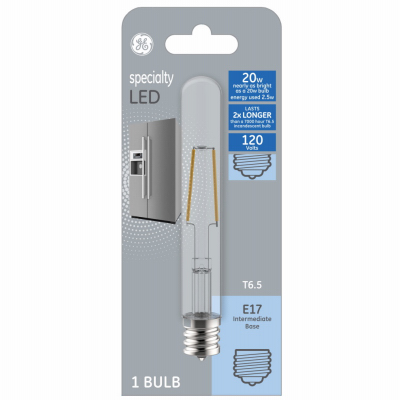 GE 2W T6 Int LED Bulb