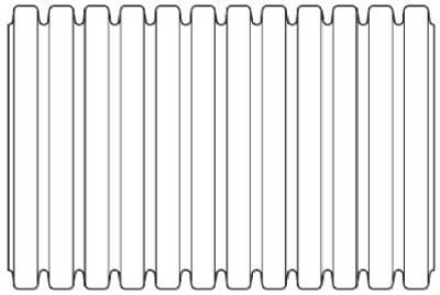 4x10 Solid Drain Tube