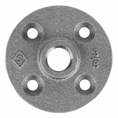 3/8" BLK FLR Flange