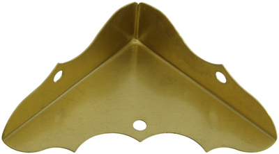 4PK 5/8" BRT BRS Corner