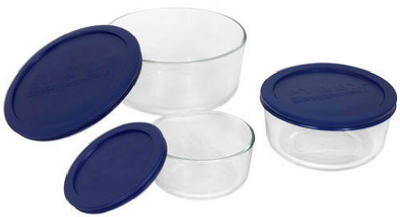6PC Glass Storage Set