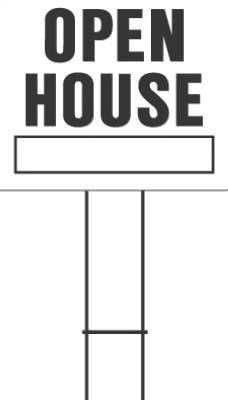 20x24 Open House Sign
