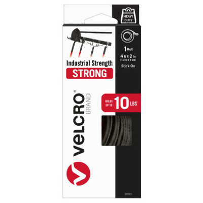 2x4BLK WAT Proof Velcro