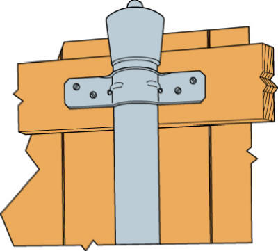 2-3/8" Pipe Grip Tie