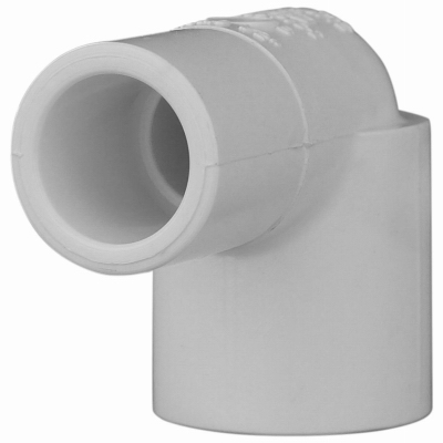 1" WHT 90 DEG St Elbow