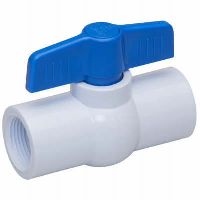 1/2" WHT PVC Ball Valve