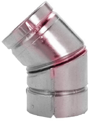 3" 45DEG Pellet Elbow