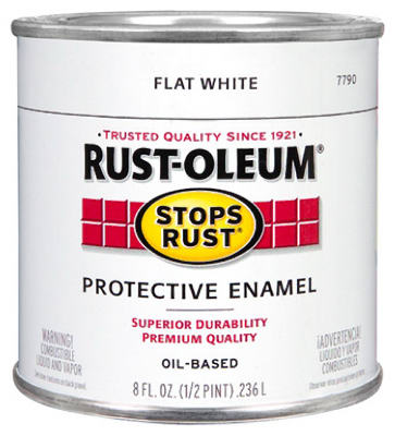 1/2PT FLT WHT Enamel