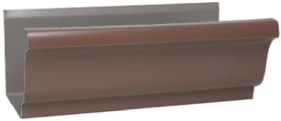 5"x10' BRN ALU Gutter