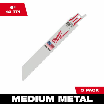 5PK 6"14T Recipro Blade