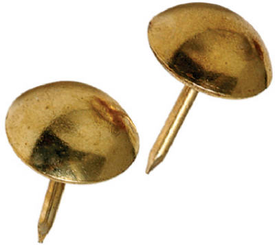 25PK RND BRS Uphol Nail
