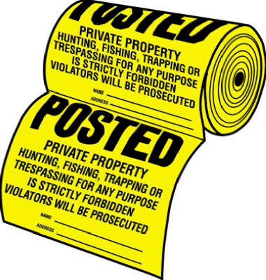100CT12x12 PropertySign