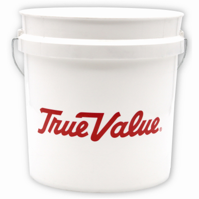 TV 2GAL WHT Plas Pail