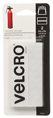 2PK2x4 WHT Velcro Strip