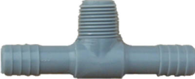 1" Poly MIP Insert Tee