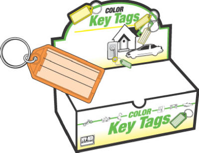 100PK ID Key Tag
