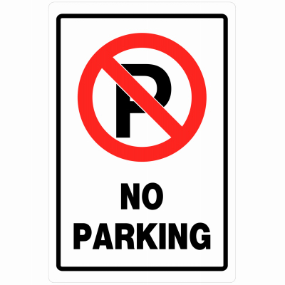 18x12 ALU No Park Sign