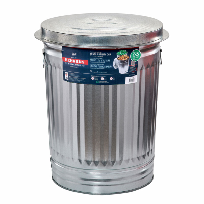 31GAL STL Trash Can