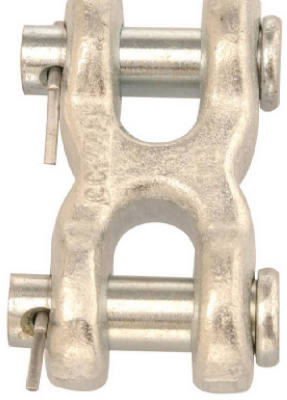 3/8" BLU DBL Clevis