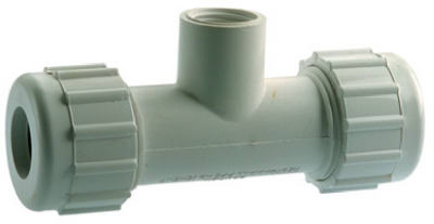 1-1/2 PVC CMP Tee