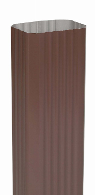 3x4 BRN ALU Downspout