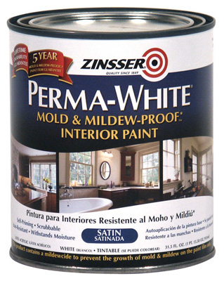 QT WHT Sat Mold Paint