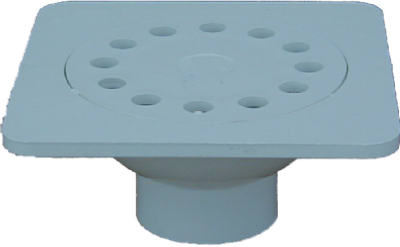 6x6 PVC Bell Trap Drain