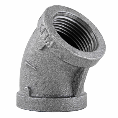 1" BLK 45 DEG Elbow