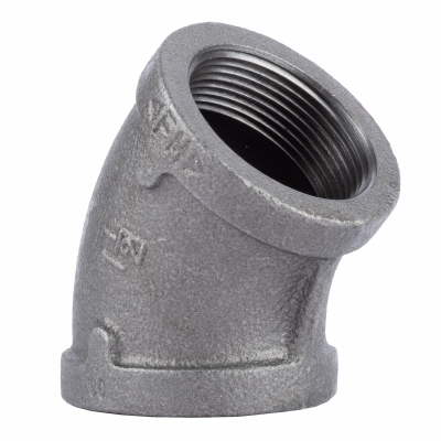 1-1/2 BLK 45 DEG Elbow