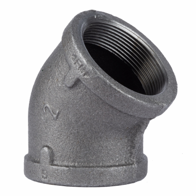 2" BLK 45 DEG Elbow